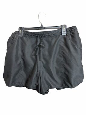 Black Athletic Drawstring Shorts